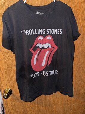 the Rolling Stones Black Tee